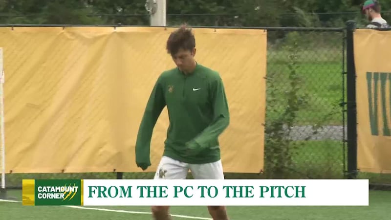 Tucker Paron started as a student-manager for UVM, but is now a member of the full-time roster