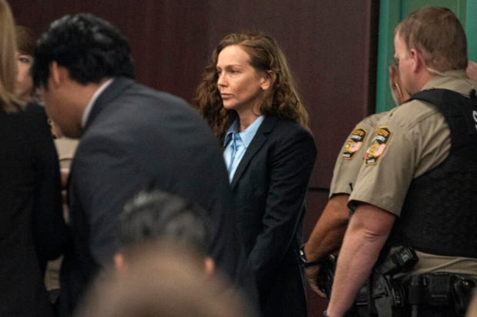 Kaitlin Armstrong enters the courtroom during the first day of her trial at the...