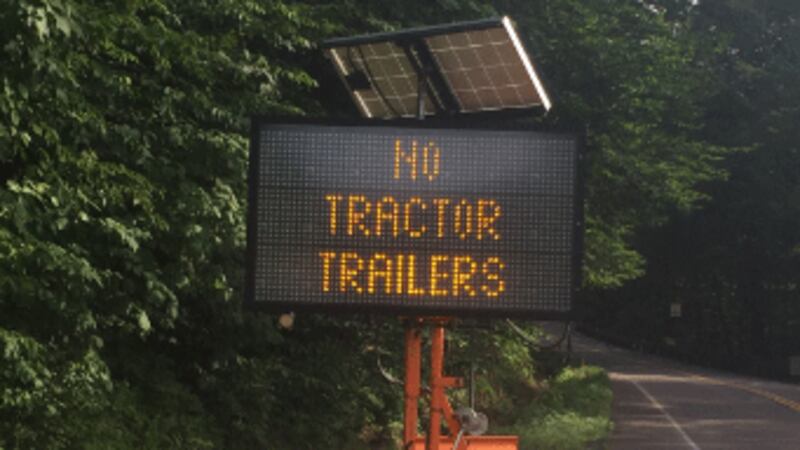Another stuck truck closed the Notch Road for hours Wednesday night and into Thursday morning....
