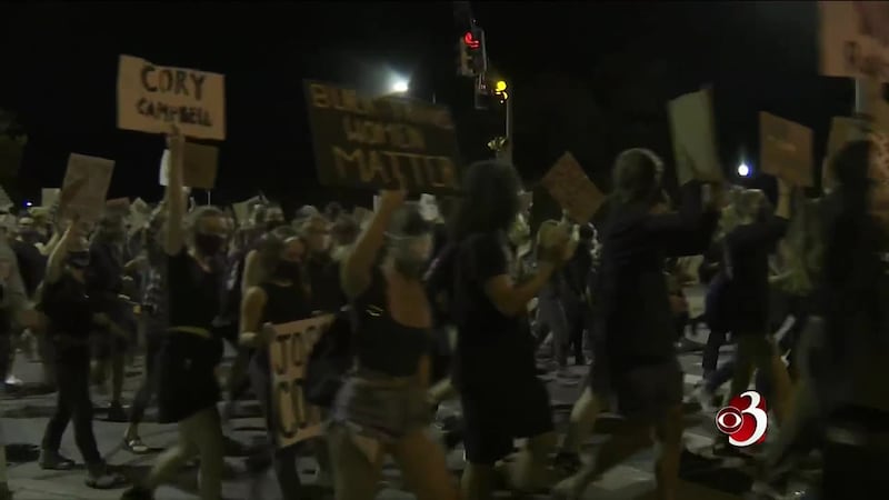Burlington protest