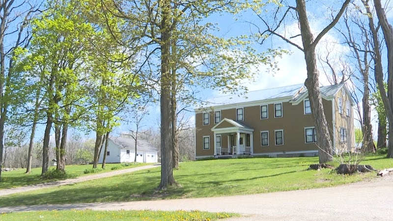 The historic Robinson Home at the Rokeby Museum in Ferrisburgh.