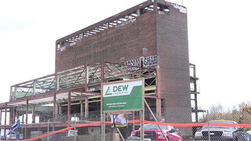 The Moran Plant tear-down will take a pause this winter.