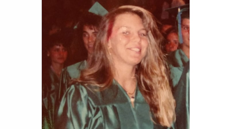 Jennifer (Guerin) Riordan at Colchester High School graduation 1992. Courtesy: Elizabeth Benson