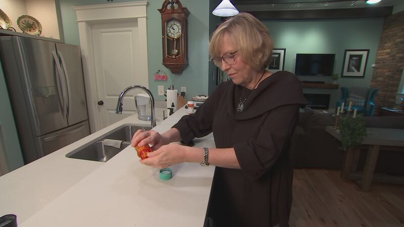 Atlanta resident Cindi Gatton takes Misoprostol to prevent stomach ulcers, which can be caused...