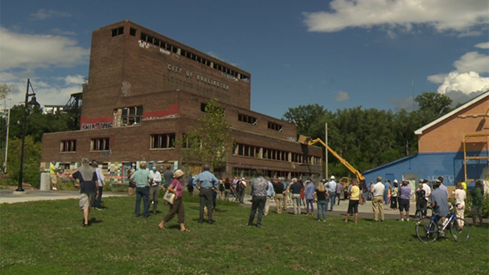 It was a long-awaited milestone in Burlington Wednesday as deconstruction officially began on...