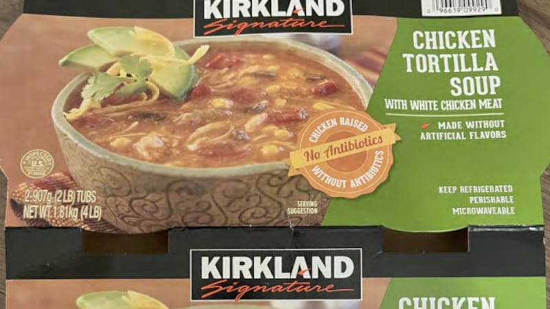The soup, sold at Costco, was mistakenly labeled gluten-free.