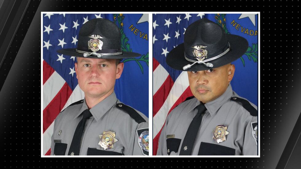Nevada State Police identify 2 troopers tragically killed on duty Thursday morning