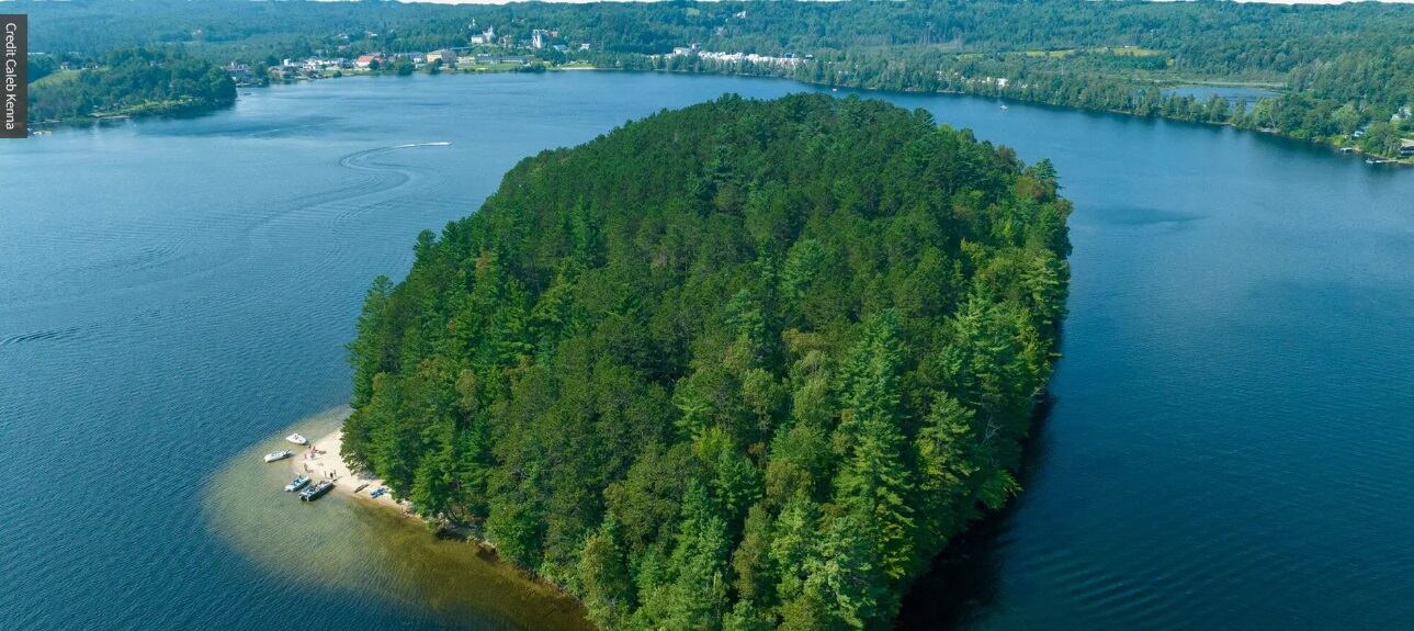 The 'Island' in Island Pond now designated part of Brighton State Park - Vimarsana News